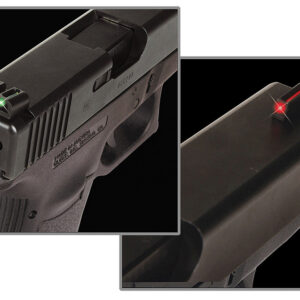 TruGlo TG131MP Fiber-Optic  Red/Fiber Optic Front Sight-Green/Fiber Optic Rear Sight Smith & Wesson M&P/SD9/SD40