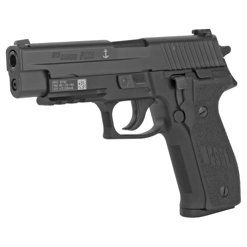 SIG SAUER P226 MK25 9MM PSTL 4.4" BLACK 3-10RD MAGAZINE, MASS COMPLIANT - Image 2