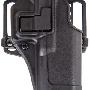Blackhawk 410504BKL Serpa CQC  OWB Size 04 Matte Black Polymer Belt Loop/Paddle Compatible With Beretta 92/96/M9 Left Hand
