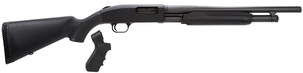 Mossberg 50521 500 Special Purpose 12 Gauge 5+1 3" 18" Barrel, Parkerized Finish, Aluminum Receiver, Synthetic Stock, Accu-Set Chokes, Includes Exclusive Pistol Grip Kit
