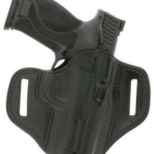Galco CM212B Combat Master  OWB Black Leather Belt Slide Fits 1911 Right Hand