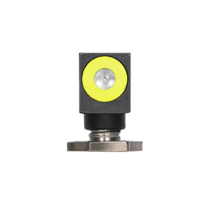 Night Fision GLK000001YGX Tritium Front Sight for Glock  Green/Tritium Yellow Outline Glock 17/17L/19/22