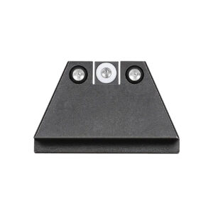 Night Fision GLK004003WGZ Suppressor Height Sights For Glock  Green Tritium White Outline Front Sight-Green Tritium Black Outline Rear Sight Glock 17/17L/19