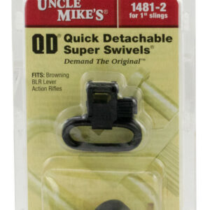 Uncle Mike's 14812 Super Swivel  Quick Detach 115 BLR Blued 1" Loop for Browning BLR (Does Not Fit BLR Lightening)