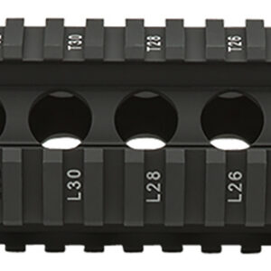 BCM QRF12556BLK QRF  12" Free-Floating Style Made of Aluminum with Black Anodized Finish & Picatinny Rail for AR-Platform