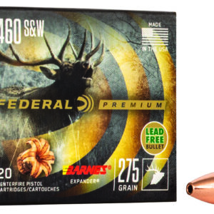 Federal P460XB1 Premium  460S&W Mag 275gr Barnes Expander BRX 20 Per Box/10 Case