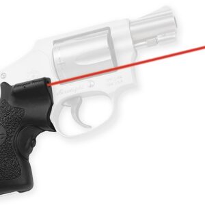Crimson Trace 011870 Lasergrips  Fits S&W J-Frame Round Butt, Red Laser 633nM Wavelength 5mW Output, Black Polymer