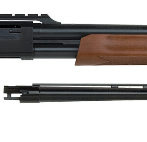 Mossberg 54243 500 Combo 12 Gauge 5+1 3" Blued 28" Vent Rib/24" Slugster  Barrel w/Cantilever Scope Mount, Blued Steel Receiver, Hardwood Dual Comb Stock, Includes Accu-Set Chokes