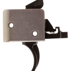 CMC Triggers 92502 Drop-In  Two-Stage Curved Trigger w/ 2 lbs Draw Weight & Black/Silver Finish