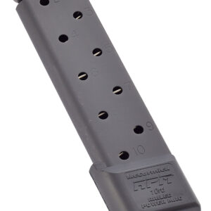CMC Products MRPM45FS10B Power Mag Railed 10rd 45 ACP Fits 1911 Government Black Stainless Steel