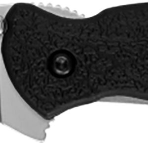 Kershaw 1620ST Scallion  2.40" Folding Drop Point Part Serrated Bead Blasted 420HC SS Blade Black Glass-Filled Nylon  Handle Includes Pocket Clip