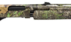 High-quality hunting rifle with camouflage finish and scope for outdoor shooting.