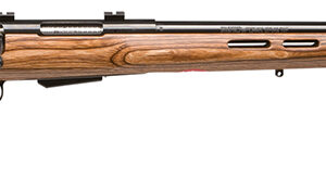 Savage Arms 18528 25 Lightweight Varminter-T 223 Rem 4+1 Cap 24" Matte Black Rec/Barrel Natural Brown Laminate Fixed Thumbhole Stock Right Hand (Full Size) with Detachable Box Magazine
