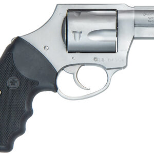 Charter Arms 73521 Mag Pug  357 Mag, 5 Shot 2.20" Matte Stainless Steel Barrel, Cylinder & Frame w/Black Finger Grooved Rubber Grip