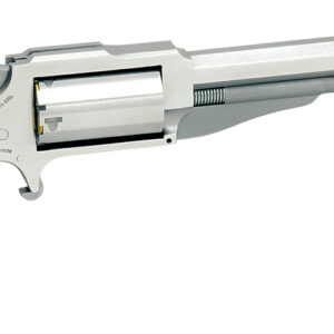North American Arms 18604 1860 The Earl *CA Compliant 22 WMR 5 Shot 4" Stainless Steel Barrel, Frame & Cylinder, Rosewood Boot Grip, Exposed Hammer