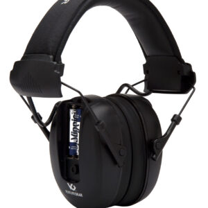 Pyramex VGPME10 Venture Gear Clandestine Electronic Muff 24 dB Over the Head Black Adult 1 Pair