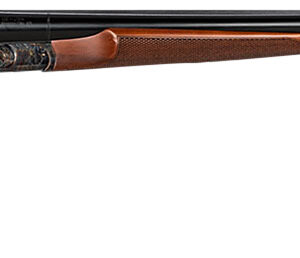 CZ-USA 06401 Sharp-Tail  12 Gauge 3" 2rd 28" Black Hard Chrome Side by Side Barrel, Color Case Hardened Metal Finish, Turkish Walnut Stock Includes 5 Chokes