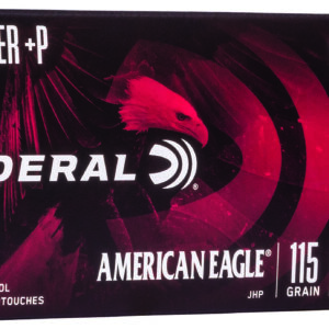 Federal AE38S3 American Eagle Handgun 38Super+P 115gr Jacketed Hollow Point 50 Per Box/20 Case