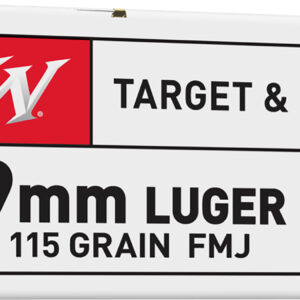 Winchester Ammo USA9MMVP USA Value Pack 9mmLuger 115gr Full Metal Jacket 100 Per Box/10 Case