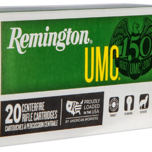 Remington Ammunition 23750 UMC  22-250Rem 45gr Jacketed Hollow Point 20 Per Box/10 Case