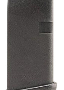 Magazine for firearm storage, black, compact design.