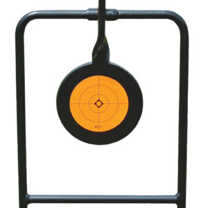 Caldwell 133565 Plink n Swing Double Spin Target Handgun Steel Black/Orange Impact Enhancement Motion 4.25"