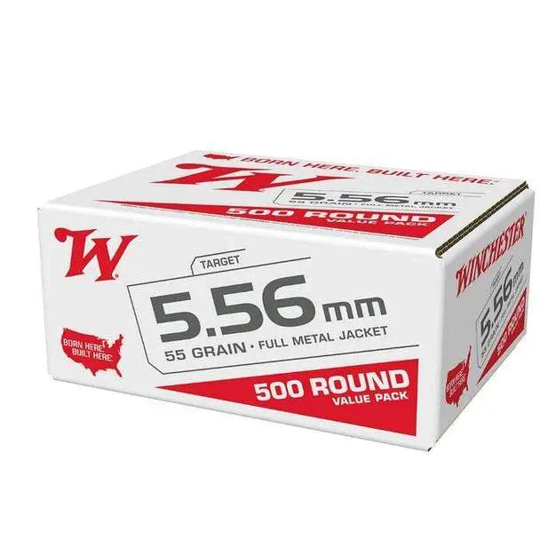 WINCHESTER 5.56 MM 193 55 FMJ WIN LC 500RD 500 RD/BX 2 BX/CS