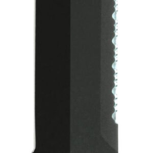 Ka-Bar 2217 Big Brother  9.38" Fixed Clip Point Part Serrated Black 1095 Cro-Van Blade, Brown Leather Handle, Includes Sheath