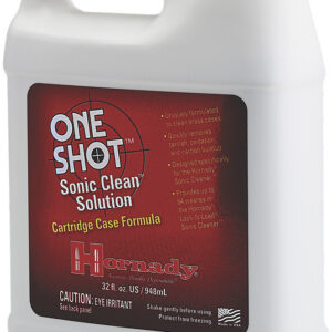 Hornady 043360 One Shot Sonic Clean Against Grease Dust Oil 32 oz Bottle