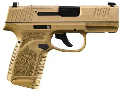 FN REFLEX MRD 9MM FDE PSTL 3.3" 2-10RD