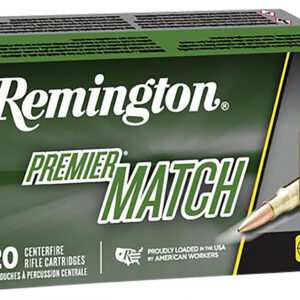 Remington Ammunition 21503 Premier Match 300Blackout 125gr Sierra MatchKing Open Tip Match 20 Per Box/10 Case