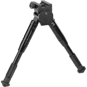 Caldwell 531123 AR Bipod Prone 7.5"-10" Matte Black Aluminum