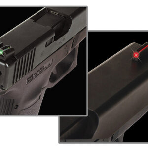TruGlo TG131S1 Fiber-Optic  Red/Fiber Optic Front Sight-Green/Fiber Optic Rear Sight Sig Sauer P-Series #8 Front/#8 Rear