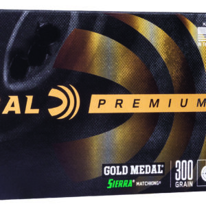 Federal GM338LM2 Premium Gold Medal 338LapuaMag 300gr Sierra MatchKing BTHP 20 Per Box/10 Case
