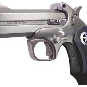 Bond Arms BARII Ranger II 45 Colt (LC) 2rd 4.25" Stainless Barrels & Frame, Automatic Extractors & Rebounding Hammer, Blade Front/Fixed Rear Sights, Black Ash Grip w/Integrated Texas Ranger Star, Manu