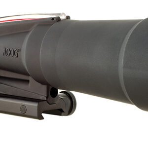Trijicon 100173 ACOG  Black Hardcoat Anodized 5.5x50mm Illuminated Red Chevron .223/5.56 BDC Reticle