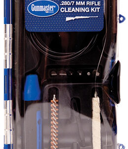 DAC GM7LR GunMaster Cleaning Kit 7mm 280 Cal Rifle Brass Bristles 12 Black/Blue Clamshell Case