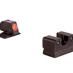 Trijicon 600619 HD Night Sights  Green/Tritium Orange Outline Front Sight-Green Tritium Black Outline Rear Sight Beretta 92A1/96A1
