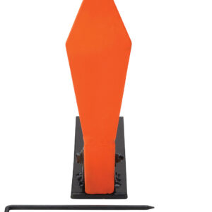 Champion Targets 44886 .22 Diamond Pop-Up Target Rimfire Rifles Orange Steel Diamond Standing Includes Ground Stakes