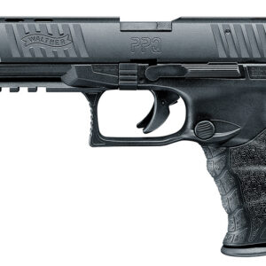 Walther Arms 5100302 PPQ M2 22 LR 12+1 5" Threaded Steel Barrel, Matte Black Tenifer Serrated/Steel Slide, Black Polymer Frame w/Picatinny Rail, Black Polymer Grips