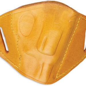 Bulldog MLTL Molded  OWB Tan Leather Belt Slide Fits Glock Fits Ruger P85 Fits S&W M&P 40 Right Hand