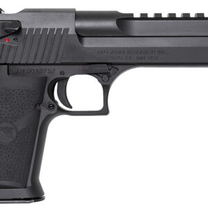 Magnum Research DE357IMB Desert Eagle Mark XIX 357 Mag 6" with Muzzle Brake 9+1 Matte Black Carbon Steel Frame & Slide Black Rubber Grip