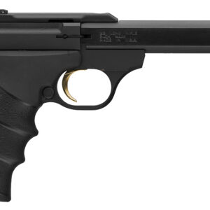 Browning 051497490 Buck Mark URX 22 LR 10+1 5.50" Slab Side Barrel, Matte Black Serrated Steel Slide & Aluminum Frame, Black Overmolded RX Grips
