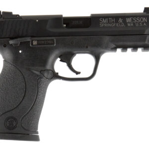 Smith & Wesson 10199 M&P Compact 22 LR 3.50" Threaded Barrel 10+1, Black Polymer Frame With Picatinny Acc. Rail, Black Armornite Aluminum Slide, Ambidextrous Manual Safety