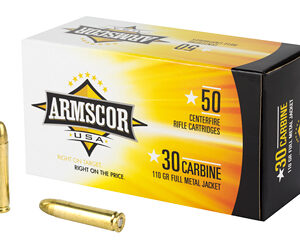 ARMSCOR 30CARB 110GR FMJ 50/1000