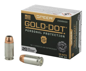 SPR GOLD DOT 45ACP 230GR HP 20/200