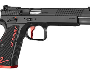 High-quality CZ Targe pistol with ergonomic grip and safety features.