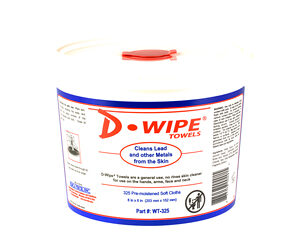 D-WIPE TOWELS 2-325 CT TUBS