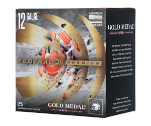 FED GLD MDL PAPER 12GA 2.75" #8 25