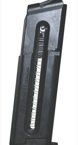 Close-up of a magazine loader for firearms, used to assist in loading ammunition.